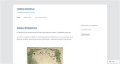 Desktop Screenshot of homominimus.com